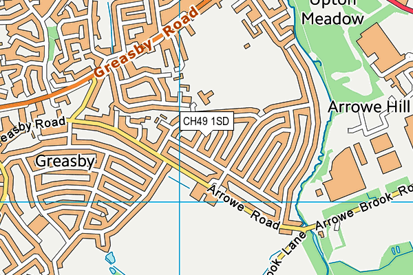 CH49 1SD map - OS VectorMap District (Ordnance Survey) CH49 1SD map - OS VectorMap District (Ordnance Survey)