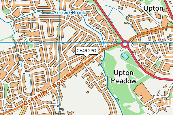 CH49 2PQ map - OS VectorMap District (Ordnance Survey) CH49 2PQ map - OS VectorMap District (Ordnance Survey)