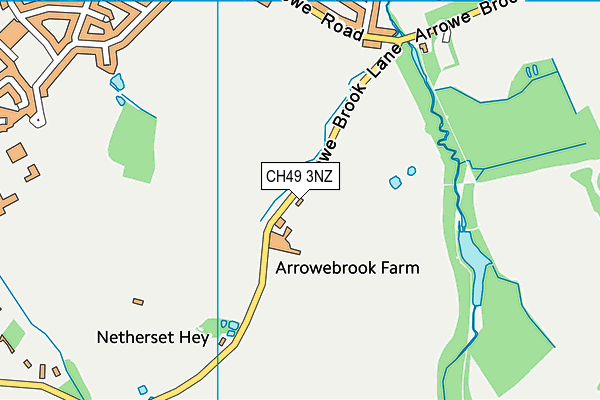 CH49 3NZ map - OS VectorMap District (Ordnance Survey) CH49 3NZ map - OS VectorMap District (Ordnance Survey)