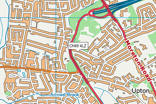 CH49 4LZ map - OS VectorMap District (Ordnance Survey) CH49 4LZ map - OS VectorMap District (Ordnance Survey)