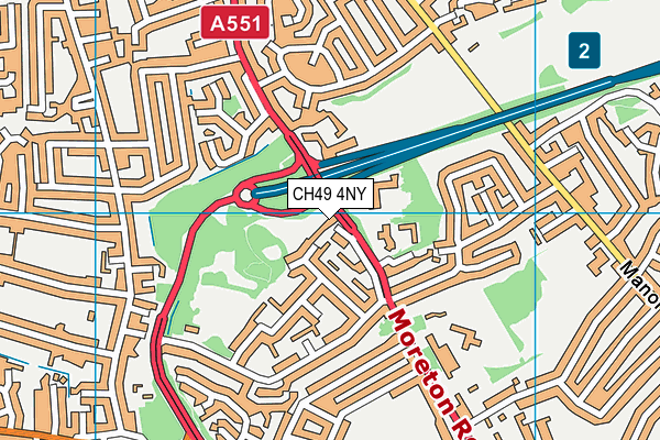 CH49 4NY map - OS VectorMap District (Ordnance Survey) CH49 4NY map - OS VectorMap District (Ordnance Survey)