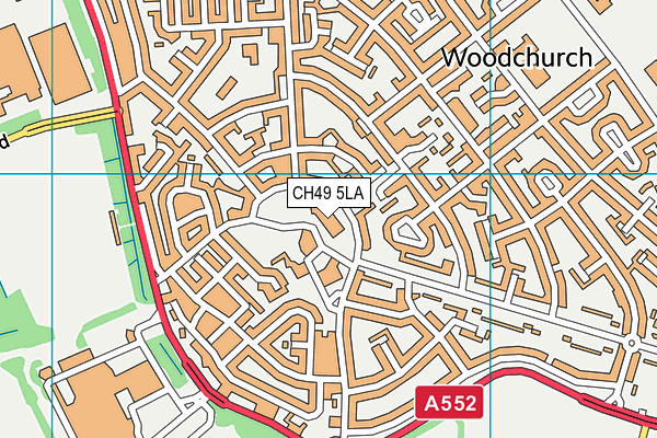 CH49 5LA map - OS VectorMap District (Ordnance Survey) CH49 5LA map - OS VectorMap District (Ordnance Survey)