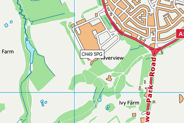 CH49 5PG map - OS VectorMap District (Ordnance Survey) CH49 5PG map - OS VectorMap District (Ordnance Survey)