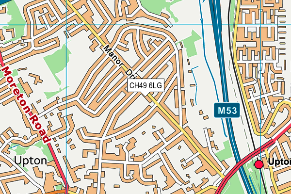 CH49 6LG map - OS VectorMap District (Ordnance Survey) CH49 6LG map - OS VectorMap District (Ordnance Survey)