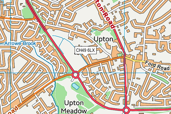 CH49 6LX map - OS VectorMap District (Ordnance Survey) CH49 6LX map - OS VectorMap District (Ordnance Survey)