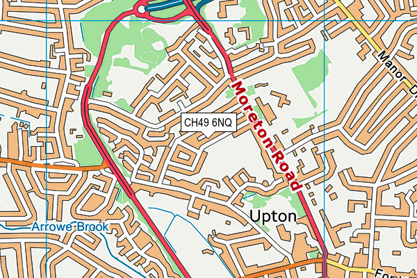 CH49 6NQ map - OS VectorMap District (Ordnance Survey)