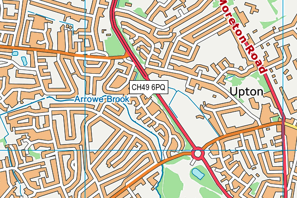 CH49 6PQ map - OS VectorMap District (Ordnance Survey) CH49 6PQ map - OS VectorMap District (Ordnance Survey)