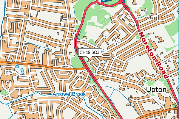 CH49 6QJ map - OS VectorMap District (Ordnance Survey) CH49 6QJ map - OS VectorMap District (Ordnance Survey)