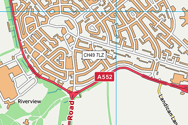 CH49 7LZ map - OS VectorMap District (Ordnance Survey) CH49 7LZ map - OS VectorMap District (Ordnance Survey)