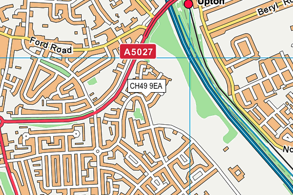CH49 9EA map - OS VectorMap District (Ordnance Survey) CH49 9EA map - OS VectorMap District (Ordnance Survey)