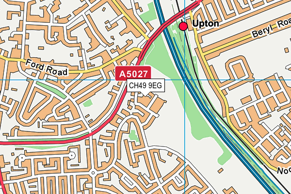 CH49 9EG map - OS VectorMap District (Ordnance Survey) CH49 9EG map - OS VectorMap District (Ordnance Survey)