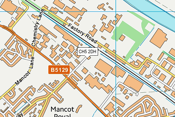 CH5 2DH map - OS VectorMap District (Ordnance Survey) CH5 2DH map - OS VectorMap District (Ordnance Survey)