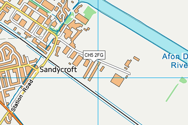 CH5 2FG map - OS VectorMap District (Ordnance Survey) CH5 2FG map - OS VectorMap District (Ordnance Survey)