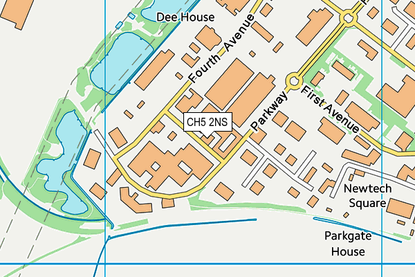 CH5 2NS map - OS VectorMap District (Ordnance Survey) CH5 2NS map - OS VectorMap District (Ordnance Survey)