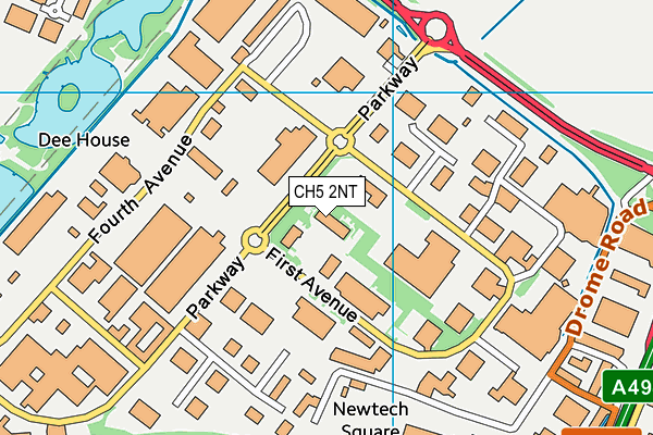 CH5 2NT map - OS VectorMap District (Ordnance Survey) CH5 2NT map - OS VectorMap District (Ordnance Survey)