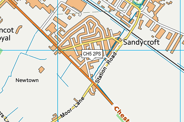 CH5 2PS map - OS VectorMap District (Ordnance Survey) CH5 2PS map - OS VectorMap District (Ordnance Survey)