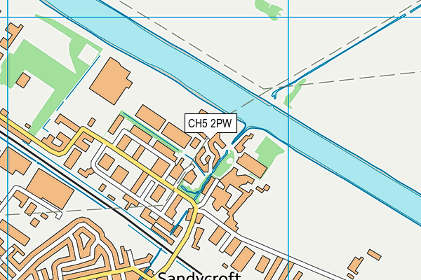 CH5 2PW map - OS VectorMap District (Ordnance Survey) CH5 2PW map - OS VectorMap District (Ordnance Survey)