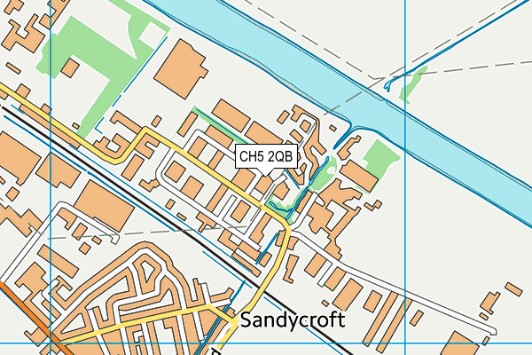 CH5 2QB map - OS VectorMap District (Ordnance Survey) CH5 2QB map - OS VectorMap District (Ordnance Survey)