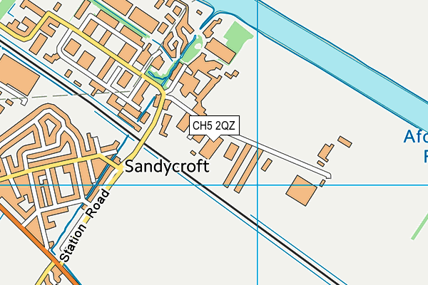 CH5 2QZ map - OS VectorMap District (Ordnance Survey) CH5 2QZ map - OS VectorMap District (Ordnance Survey)