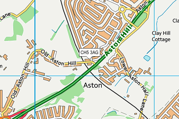 CH5 3AG map - OS VectorMap District (Ordnance Survey) CH5 3AG map - OS VectorMap District (Ordnance Survey)