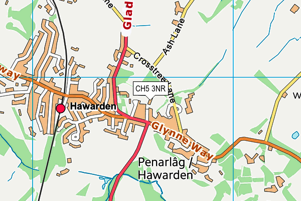 CH5 3NR map - OS VectorMap District (Ordnance Survey) CH5 3NR map - OS VectorMap District (Ordnance Survey)