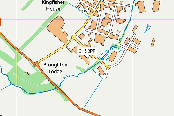 CH5 3PP map - OS VectorMap District (Ordnance Survey) CH5 3PP map - OS VectorMap District (Ordnance Survey)