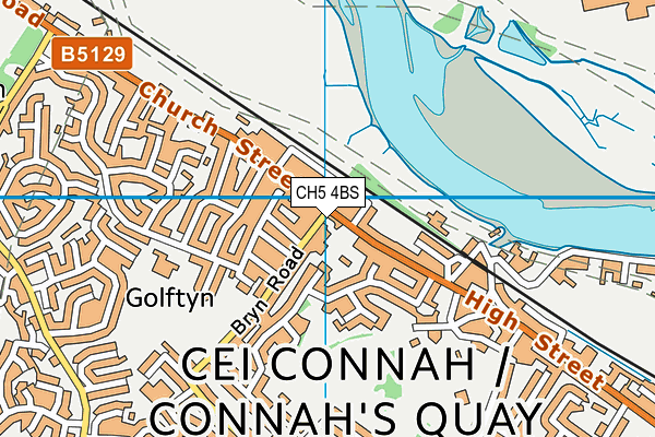CH5 4BS map - OS VectorMap District (Ordnance Survey) CH5 4BS map - OS VectorMap District (Ordnance Survey)