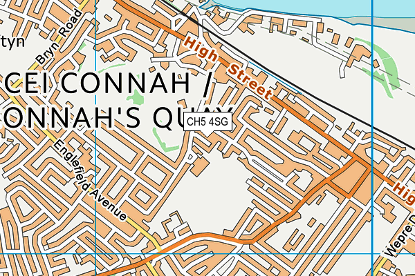CH5 4SG map - OS VectorMap District (Ordnance Survey) CH5 4SG map - OS VectorMap District (Ordnance Survey)