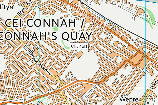 CH5 4UH map - OS VectorMap District (Ordnance Survey) CH5 4UH map - OS VectorMap District (Ordnance Survey)