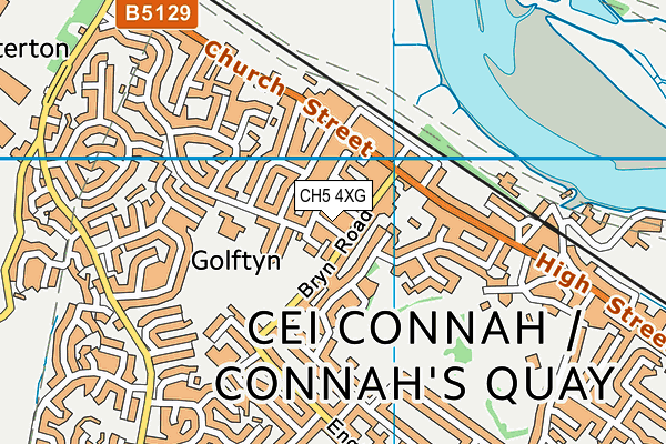 CH5 4XG map - OS VectorMap District (Ordnance Survey) CH5 4XG map - OS VectorMap District (Ordnance Survey)