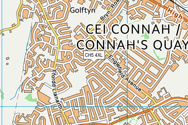 CH5 4XL map - OS VectorMap District (Ordnance Survey) CH5 4XL map - OS VectorMap District (Ordnance Survey)