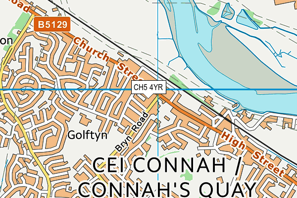 CH5 4YR map - OS VectorMap District (Ordnance Survey) CH5 4YR map - OS VectorMap District (Ordnance Survey)