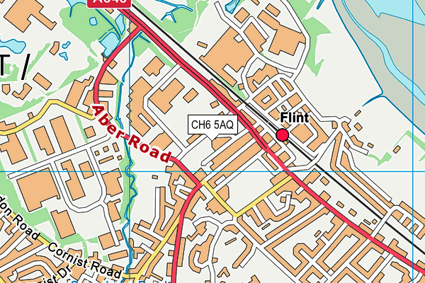 CH6 5AQ map - OS VectorMap District (Ordnance Survey)
