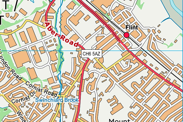 CH6 5AZ map - OS VectorMap District (Ordnance Survey) CH6 5AZ map - OS VectorMap District (Ordnance Survey)