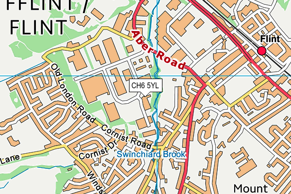 CH6 5YL map - OS VectorMap District (Ordnance Survey) CH6 5YL map - OS VectorMap District (Ordnance Survey)