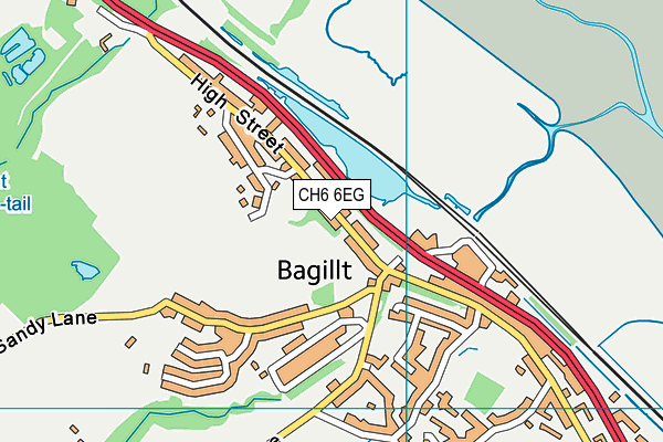 CH6 6EG map - OS VectorMap District (Ordnance Survey) CH6 6EG map - OS VectorMap District (Ordnance Survey)