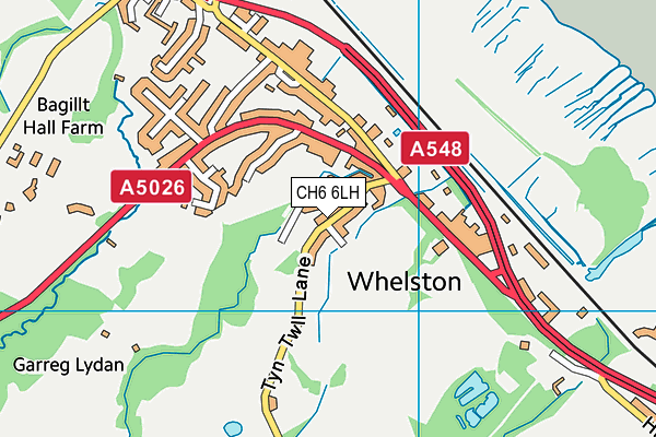 CH6 6LH map - OS VectorMap District (Ordnance Survey) CH6 6LH map - OS VectorMap District (Ordnance Survey)