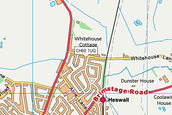 CH60 1UQ map - OS VectorMap District (Ordnance Survey) CH60 1UQ map - OS VectorMap District (Ordnance Survey)