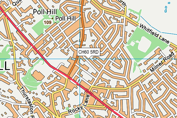 CH60 5RD map - OS VectorMap District (Ordnance Survey) CH60 5RD map - OS VectorMap District (Ordnance Survey)