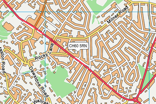 CH60 5RN map - OS VectorMap District (Ordnance Survey) CH60 5RN map - OS VectorMap District (Ordnance Survey)