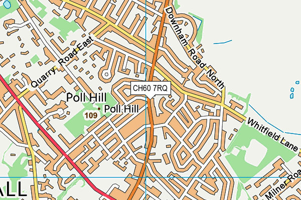 CH60 7RQ map - OS VectorMap District (Ordnance Survey) CH60 7RQ map - OS VectorMap District (Ordnance Survey)