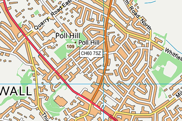 CH60 7SZ map - OS VectorMap District (Ordnance Survey) CH60 7SZ map - OS VectorMap District (Ordnance Survey)