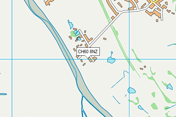CH60 8NZ map - OS VectorMap District (Ordnance Survey) CH60 8NZ map - OS VectorMap District (Ordnance Survey)