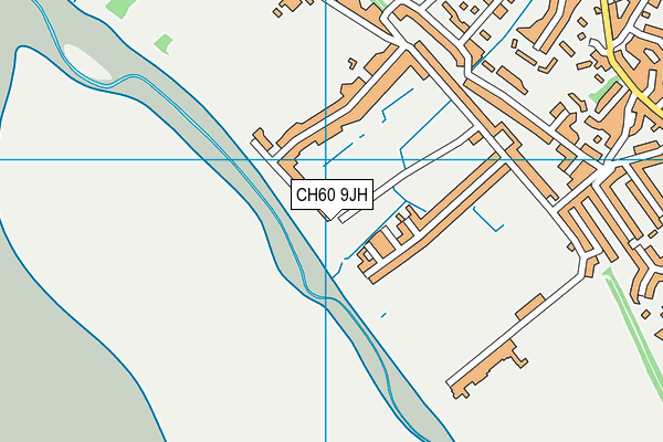 CH60 9JH map - OS VectorMap District (Ordnance Survey) CH60 9JH map - OS VectorMap District (Ordnance Survey)