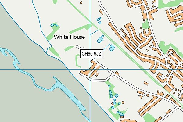 CH60 9JZ map - OS VectorMap District (Ordnance Survey) CH60 9JZ map - OS VectorMap District (Ordnance Survey)