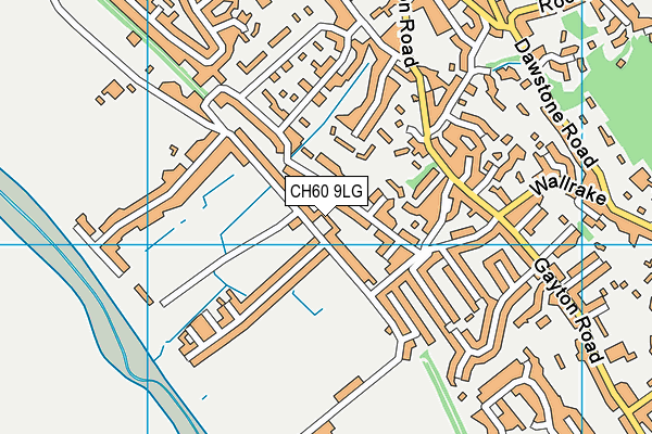 CH60 9LG map - OS VectorMap District (Ordnance Survey) CH60 9LG map - OS VectorMap District (Ordnance Survey)