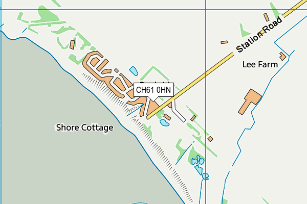 CH61 0HN map - OS VectorMap District (Ordnance Survey) CH61 0HN map - OS VectorMap District (Ordnance Survey)