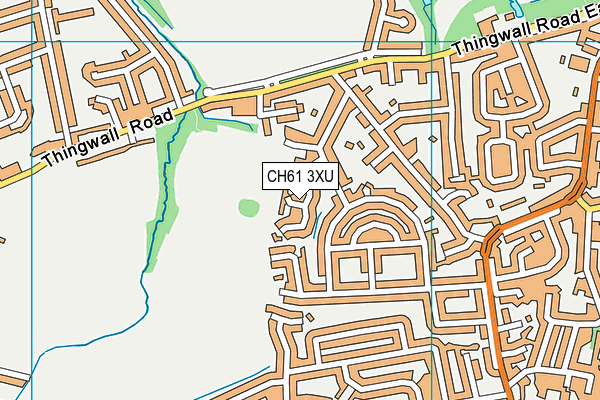 CH61 3XU map - OS VectorMap District (Ordnance Survey) CH61 3XU map - OS VectorMap District (Ordnance Survey)