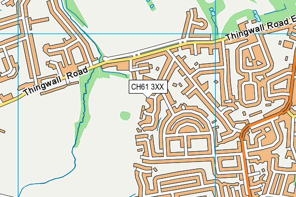 CH61 3XX map - OS VectorMap District (Ordnance Survey) CH61 3XX map - OS VectorMap District (Ordnance Survey)