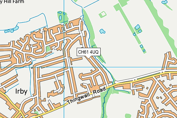 CH61 4UQ map - OS VectorMap District (Ordnance Survey) CH61 4UQ map - OS VectorMap District (Ordnance Survey)